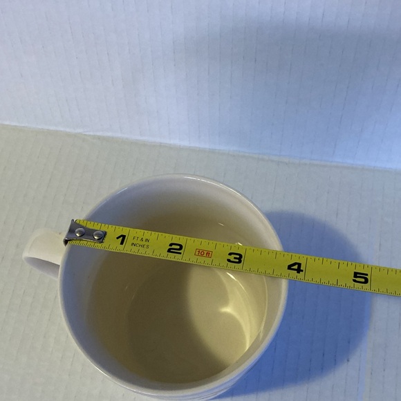 Starbucks Bone China Porcelain 2012 Christmas Mug White Gold Garland Accent - Picture 6 of 6